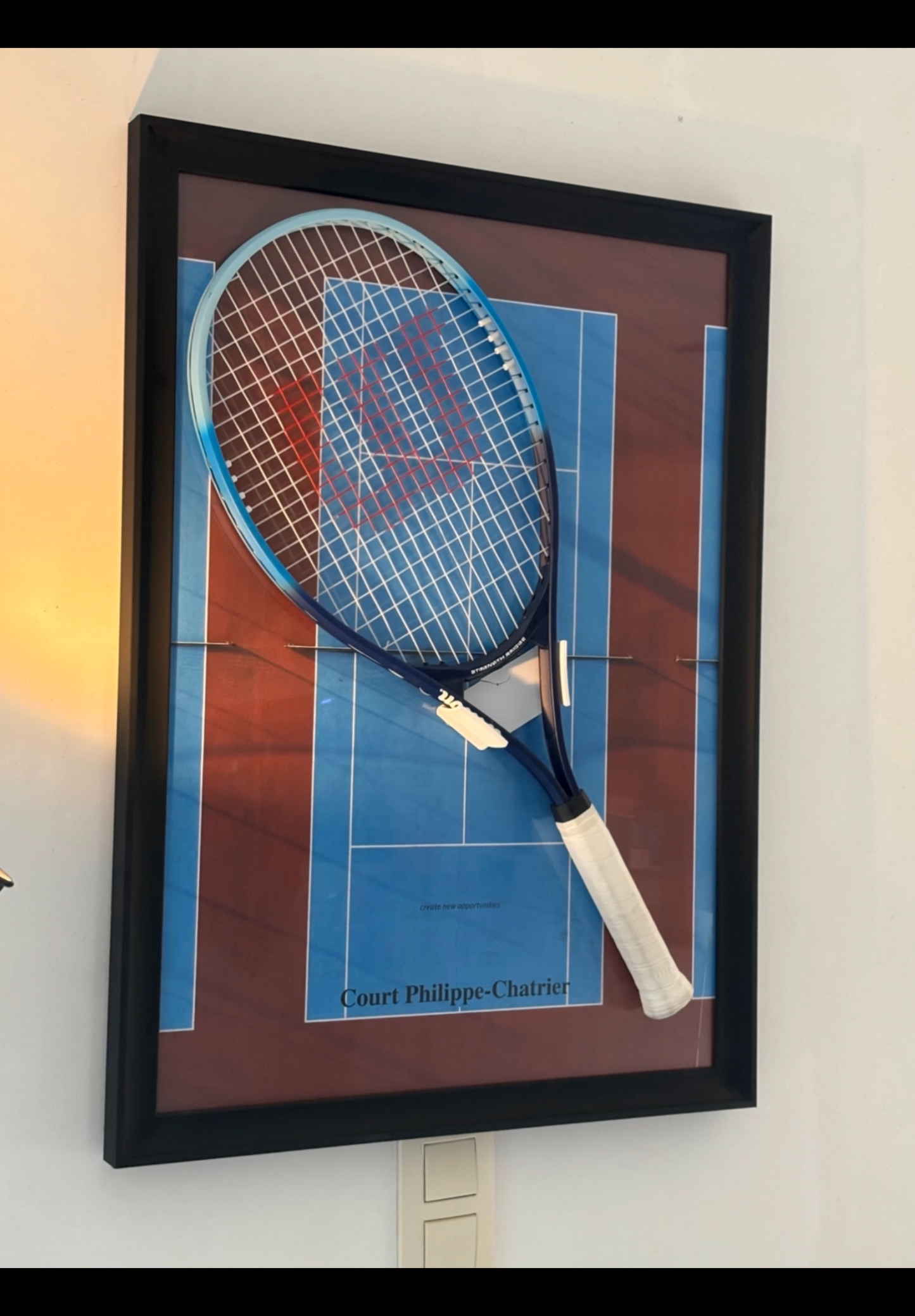 🎾 Philippe-Chatrier Court  A Dream Reflected on Your Wall
