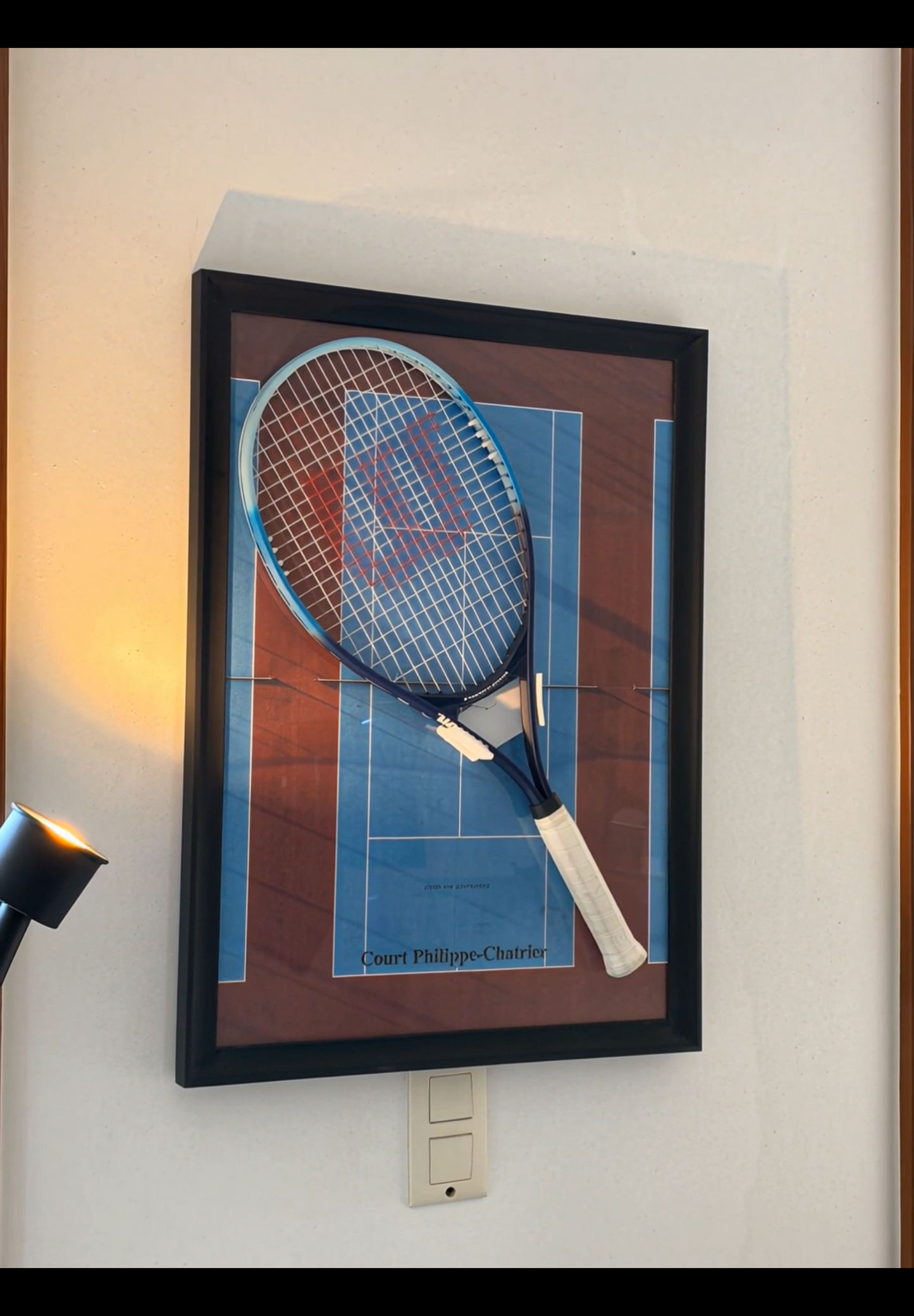 🎾 Philippe-Chatrier Court  A Dream Reflected on Your Wall